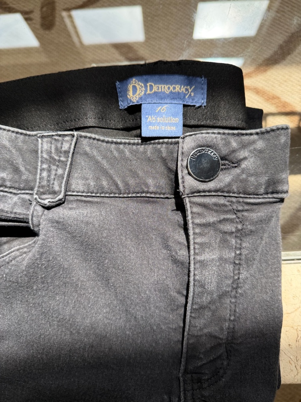 Democracy Black Pull-On Jeggings